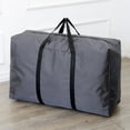 thumbnail image 5 of Bolsa de almacenamiento de ropa de 2 piezas, almacenamiento de ropa plegable de tela Oxford, bolsas de almacenamiento de 100 L, bolsas de almacenamiento, cajas de ropa plegables con cremallera y asa, 5 of 5