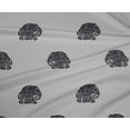 thumbnail image 4 of oneOone Polyester Lycra Fabric Elephant Block Printed Craft Fabric BTY 56 Inch Wide, 4 of 4