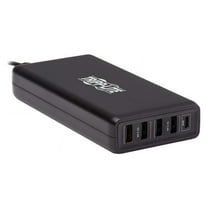 Tripp Lite U280-005-WS4C1 5-Port USB Charging Station - 4 USB-A Auto-Sensing & 1 USB-C PD 3.0, USB-IF Certified, 110W Max