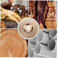 thumbnail image 3 of 3pcs 4 Inch Grinder Wheel Wooden Shaping Wheel Grinding Wheel Grinding Wheel Shaping Angle Grinders with Inner Diameter 5/8 Inch, 3 of 5