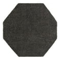 thumbnail image 4 of Unique Loom Solid Shag Collection Area Rug (7' 10" Octagon Graphite Gray), 4 of 7