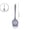 Gray, variant on Silicone Cooking Spatula Slotted Heat Resistant Kitchen Utensils, Small Silicone Slotted Spatula for Fish, Eggs, Pancakes
