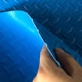 thumbnail image 6 of 2.5MM Thick Garage Floor Mat Rolls Heavy Duty Diamond Plate PVC Vinyl Non-Slip Garage Flooring Roll, Blue, 6 of 10