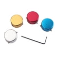thumbnail image 1 of 4pcs Guitarra Pie Clavo Protección W / Llave Para Guitarra Efectos Pedal Accs Yuyangstore Tapa de clavo de pie de aleación de aluminio, 1 of 8