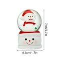 thumbnail image 6 of Christmas Decorations 2025 - Christmas Snow Globe with Snowman, 6 of 6