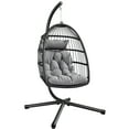 thumbnail image 2 of Moasis Breeonna Swing Chair with Stand Brown, 2 of 5