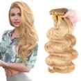 thumbnail image 1 of Paquetes de cabello humano Poirewsa P27/613 Highlight Blonde 50 g, 1 of 9