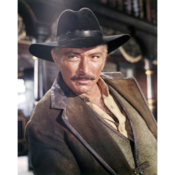 Lee Van Cleef 24x36 Movie Poster HD Aluminum Wall Art Iconic in Western Wear
