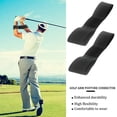 thumbnail image 6 of Golf Swing Trainer Golf Swing Arm Band Training Aid Motion Posture Correction Belt for Golf Beginner Wrist Hinge Swing Trainer Smooth Swing Correcting Tools Unisex, Black, 6 of 6