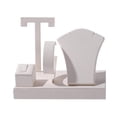 thumbnail image 2 of Exhibidor de joyas, organizador de aretes, soporte para pulseras, aretes y anillos Blanco, 2 of 9