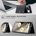 thumbnail image 2 of Case for Google Pixel 8 2023, Detachable Magnetic Wallet Card Cash Slot Case Cover Support Wireless Charging Functional Kickstand (Google Pixel 8, Black), 2 of 15