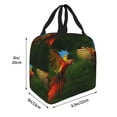 thumbnail image 2 of Pofeuu Hybrid Parrot in the Forest Print Lunch Bag Lunch Box Insulated Lunch Bag Adult Lunch Box for Men and Women, 2 of 5