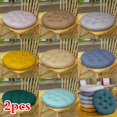 thumbnail image 3 of Coussins d'Extérieur pour Meubles de Patio, Ensemble de 2, 35x35 cm, Coussin de Siège d'Extérieur, Coussinet de Chaise Imperméable, 15 Pouces de Hauteur, Résistant aux Uv, Coussin de Bistro pour Chaise de Patio, 3 of 3