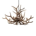 thumbnail image 2 of Meyda Tiffany 200452 Antlers 8 Light 66" Wide Antler Candle Style Chandelier - Copper, 2 of 6