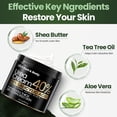 thumbnail image 4 of Ollm 40% Urea Cream with 2% Salicylic Acid, Hyaluronic Acid, Tea Tree & Aloe Vera – Fast-Absorbing, Non-Greasy Exfoliating Heel Repair for Cracked Heels & Calluses, 5.3 oz, 4 of 8