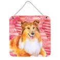 thumbnail image 1 of "Treasures Sheltie Metal Print, 6h x 6w, Love is a Dog" Caroline's Treasures BB9807DS66, 1 of 1