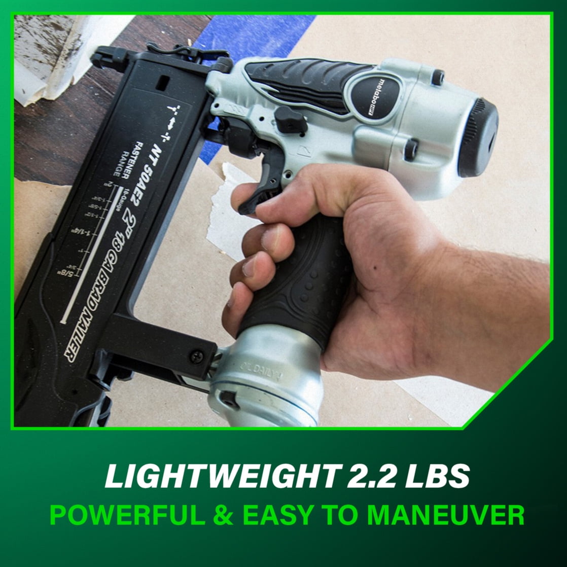 Metabo HPT Pneumatic 18-Ga Brad Nailer, 5/8-In, NT50AE2