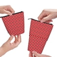 thumbnail image 3 of Xecao Red Polka Dot Print Telescopic Pencil Bag Pen Holder Pop Up Stationery Case Stand-up Retractable Transformer Bag Standing Organizer, 3 of 6