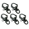 thumbnail image 1 of Snap Shackle 18KN (5-Pack) - Fusion Climb Delta - Professional Sailing Rigging Swivel Snap Hook - Heavy Duty Steel - Quick Release Snap Shackle for Rope, Sailing, Rigging - OSHA ANSI Compliant, 1 of 1