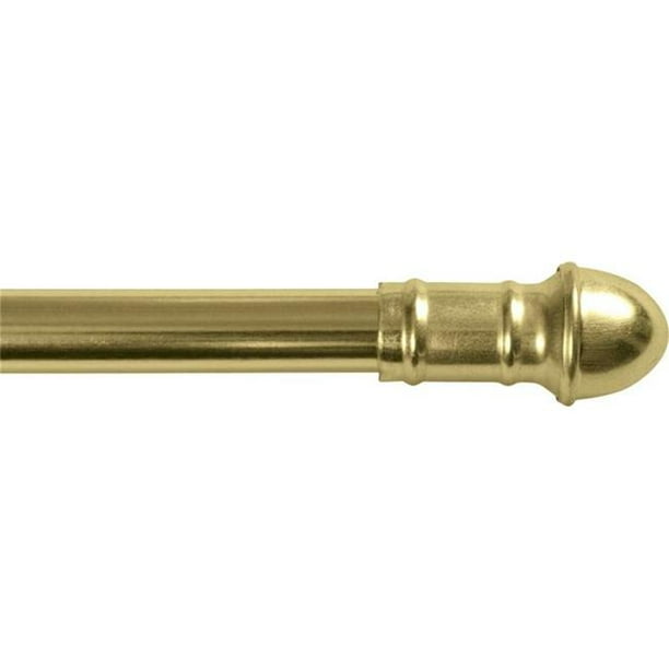 Mainstays 4884" Brass Café Rod