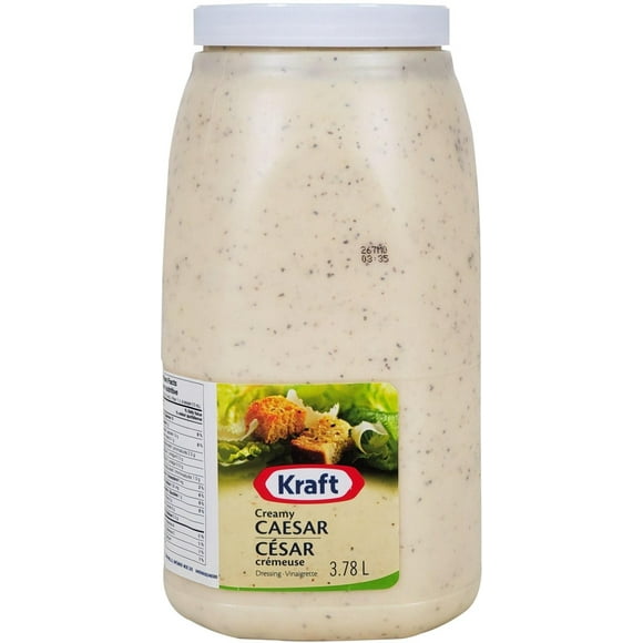 Kraft Creamy Caesar Dressing - 3.78Ltr - 1ct - SINGLE PACK - Elevate Your Salads (1ct)