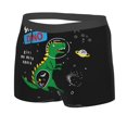 thumbnail image 5 of Goofa Space Dino Cartoon Black Printed Men's Boxer Briefs Underwear, Moisture-Wicking Underwear, Trunk,Soft and Breathable Cotton Underwear-Large, 5 of 9