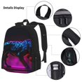 thumbnail image 3 of Balery Futuristic Purple Panther A、 Mochila escolar 3 en 1 para niños: mochila resistente con lonchera térmica y estuche para lápices. Mochila escolar para niños y niñas., 3 of 7