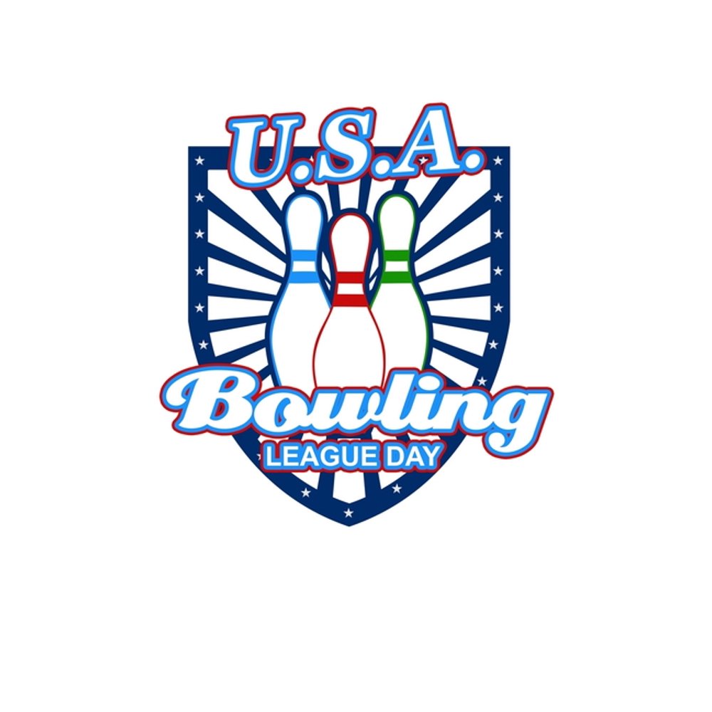 USA Bowling League Day 6x9 120 pages blank Your personal Diary