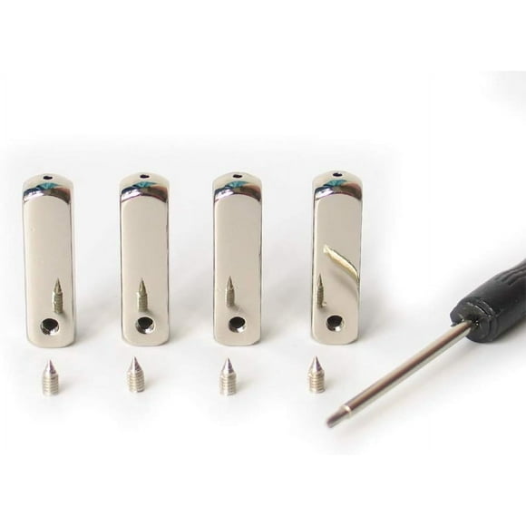 Exceptional Matel Aglets Shoelace Tips (Set of 4 Tips And Screws Includes Screwdriver) Silver - Suitable for a Variety of gardening requirements