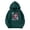 Dark Green, variant on Youth 4Th Of July Usa Disco Bow Milkshake Graphic Pullover Hoodie 346.5g Polyester Kangaroo Pocket Long Sleeve Patriotic Holiday Sweatshirt 1PC Kids Sizes 100-160