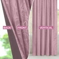thumbnail image 7 of Lapalife 2 Panels Blackout Velvet Curtains, Scroll Floral Pattern Rod Pocket Thermal Insulated Velvet Curtain Drapes for Living Room, 52"x 96", Pink, 7 of 7