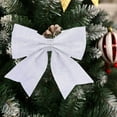 Bpyeka Christmas Flash Bow Pendant Holiday Window Christmas Tree