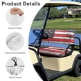 thumbnail image 6 of Aplkyhs American Flag Pattern Universal Golf Cart Seat Cover, Golf Cart Seat Towl Blanket, Golf Cart Covers for 2-Person Seats Club Car, Golf Cart Accessories Golf Gifts for Men Soft and Comfortable, 6 of 7