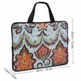 thumbnail image 2 of WERPE Arabesque Diving Fabric Soft Carrying Travel Case Laptop Bag Idea 17inch, 2 of 5