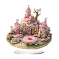 thumbnail image 2 of Dreamy Dessert Castle Ornament for Desktop and Bedroom Decor – Cute Fairy Tale Holiday Decoration and Gift for Girls and Kids, 2 of 8