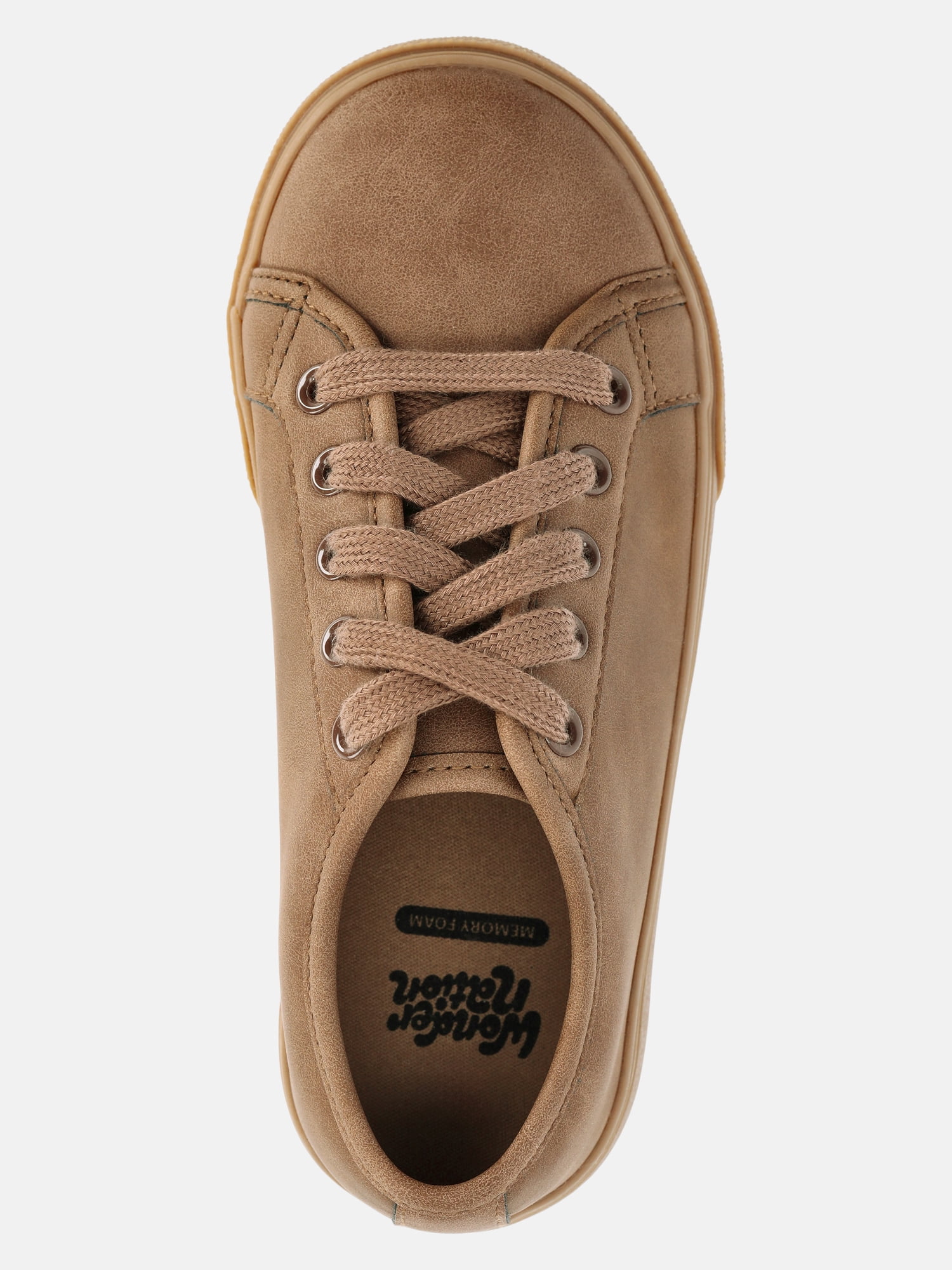 Wonder Nation Boys Casual Lace-Up Sneakers
