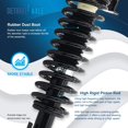 thumbnail image 4 of Detroit Axle - Rear Struts for 2001-2006 Chrysler Sebring Convertible 2002 2003 2004 2005 2 Ready Struts w/Coil Spring Assembly Replacement, 4 of 7