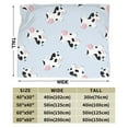 thumbnail image 3 of Kll Fleece Blanket Plush Throw Blanket Cute Farm Cow,Soft Fuzzy Cozy Flannel Blanket For Couch Sofa Bed.(40"X30"), 3 of 9