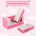 thumbnail image 3 of Costway Children Modular 6-Piece Combination Sofa Set with PU Leather Cover for Playroom Pink, 3 of 9