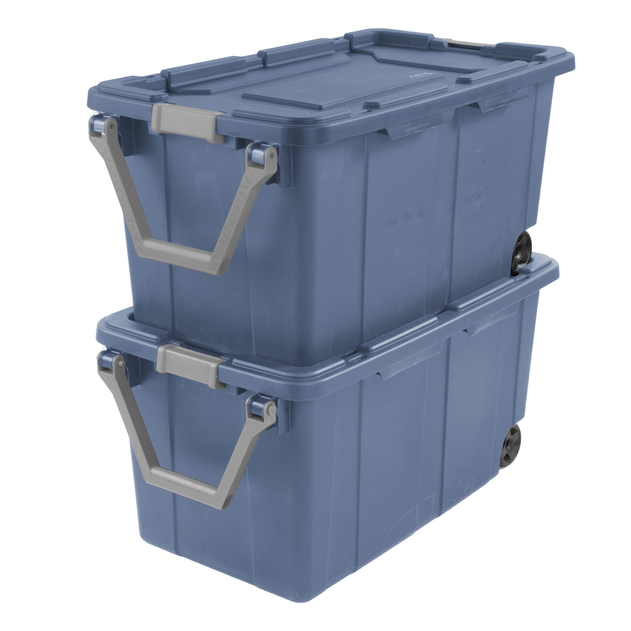 【新品】RAIN OR SHINE SOFT CONTANER L 40L Sterilite 40 Gallon Wheeled Industrial Tote, Rugged Plastic
