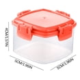thumbnail image 2 of Xihbxyly Minicontenedores Transparentes para Condimentos, Tapas Herméticas, Portátiles para Barbacoas, Viajes y Picnics, Tamaño Compacto, 55 Ml (Paquete de 4), 2 of 2