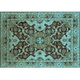 thumbnail image 1 of Ahgly Company Indoor Rectangle Oriental Light Blue Industrial Area Rugs, 7' x 10', 1 of 4