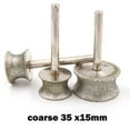 thumbnail image 1 of Concave Diamond Abrasive Wheel Arc Head Grinding Jewelry Carving Polishing Tool, 1 of 8