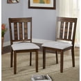 thumbnail image 3 of TMS Woodward 5-Piece Indoor Dining Set, Includes Table and Chairs, Brown/Gray, 3 of 6