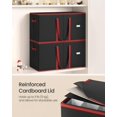 thumbnail image 4 of Caja de almacenamiento para adornos navideños SONGMICS Ink Black URFB035B01, 4 of 7