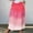 Red, variant on WXLWZYWL Women's Linen Maxi Skirt with Pockets - Floral Print Casual Elastic Waistband Flared Long Skirt 2024 Fall Fashion