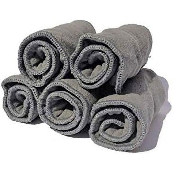 Baby bamboo 5 Insertos de fibra Bambu Charcoal