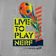 thumbnail image 3 of CafePress - Live To Play Nerf Soccer T Shirt - Womens Comfort Colors® Shirt, 3 of 4