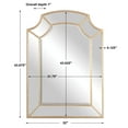 thumbnail image 3 of Uttermost Francoli Gold Arch Mirror, 3 of 3