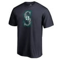 thumbnail image 2 of Men's Navy Seattle Mariners Splatter Logo T-Shirt, 2 of 3